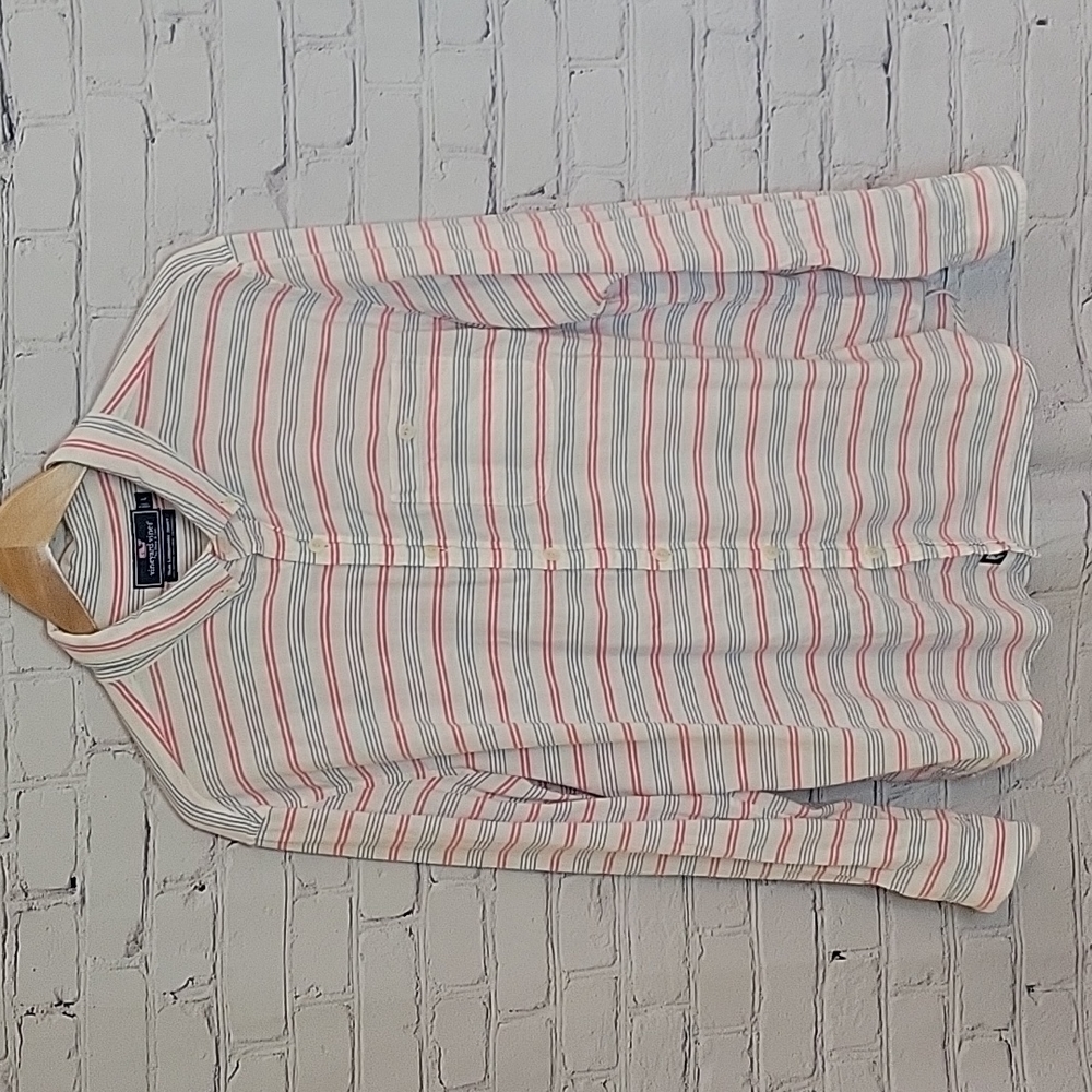Vineyard Vines slim Longshore Shirt Large.